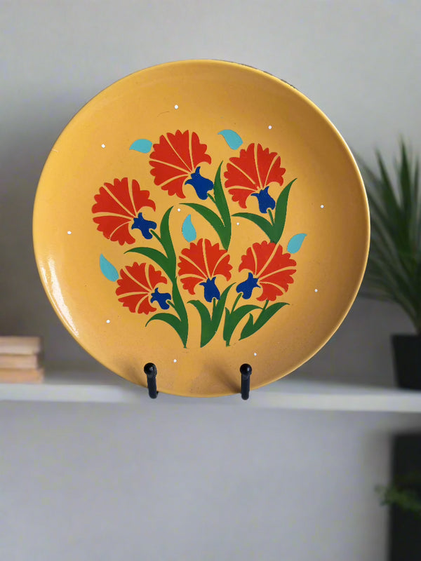 Metallic Plate Stand - Black